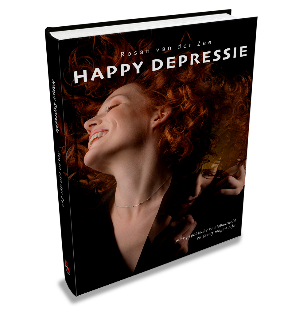 Happy Depressie – vormgeving autobiografie