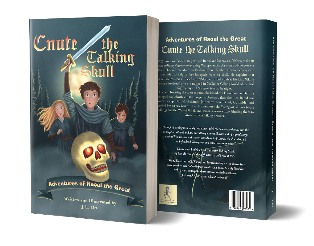 Cover illustratie kinderboek Cnute