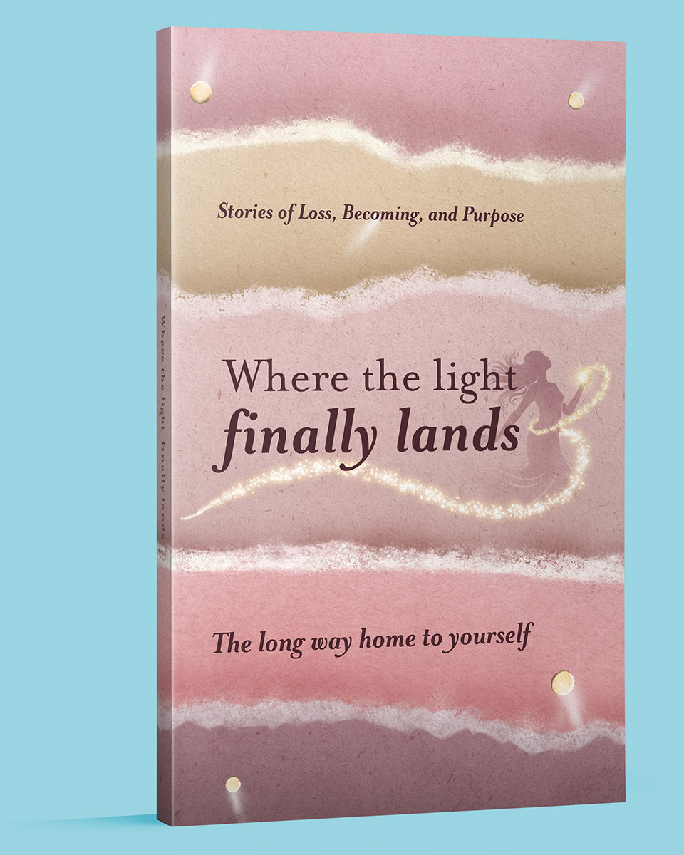 Cover design Australische boek ‘Where the light finally lands’