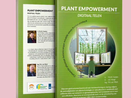 Vormgeving en layout boek Plant Empowerment – Digitaal Telen Vormgeving en layout boek Plant Empowerment – Digitaal Telen