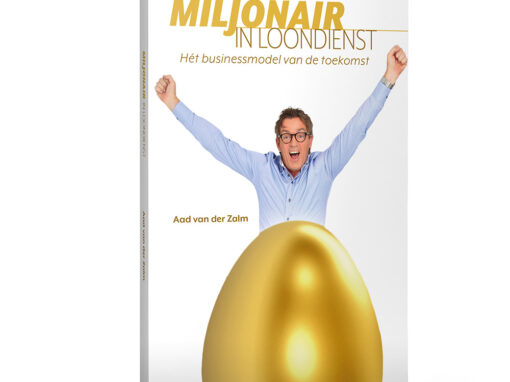 Cover en boekontwerp Miljonair in Loondienst Cover en boekontwerp Miljonair in Loondienst