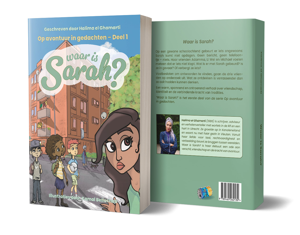 Layout en vormgeving kinderboek ‘Waar is Sarah?’